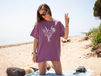 Botanical Bouquet Wildflowers Plant Nature Garment Dyed T Shirt