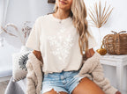 Botanical Plant Nature Garment Dyed T Shirt
