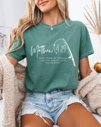 Fish for People Christian Comfort Colors Garment-Dyed T-Shirt – Discipleship Faith Graphic Tee