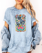 He is Risen Comfort Colors Garment Dyed Christian T Shirt