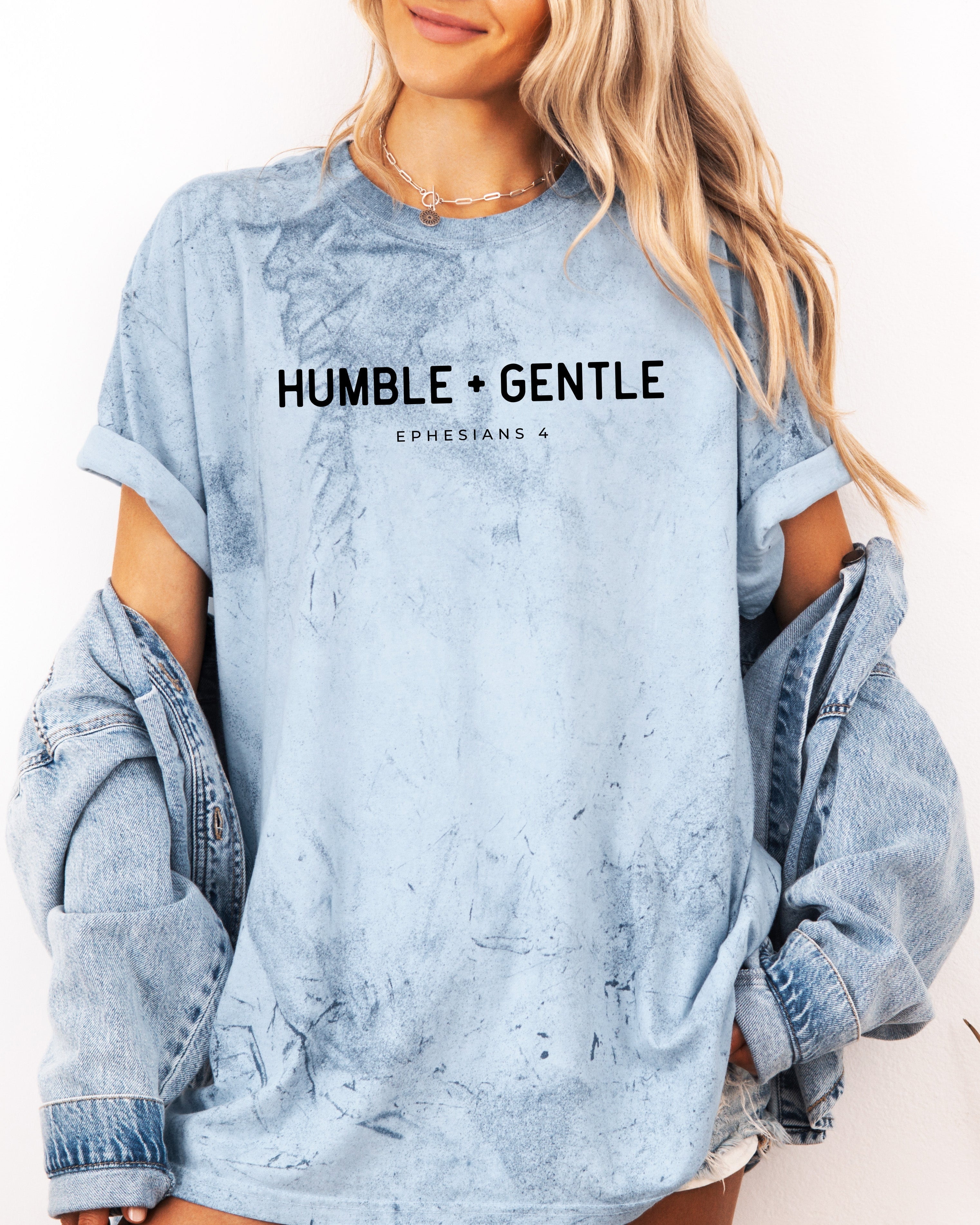Humble & Gentle Christian Comfort Colors Garment Dyed T Shirt