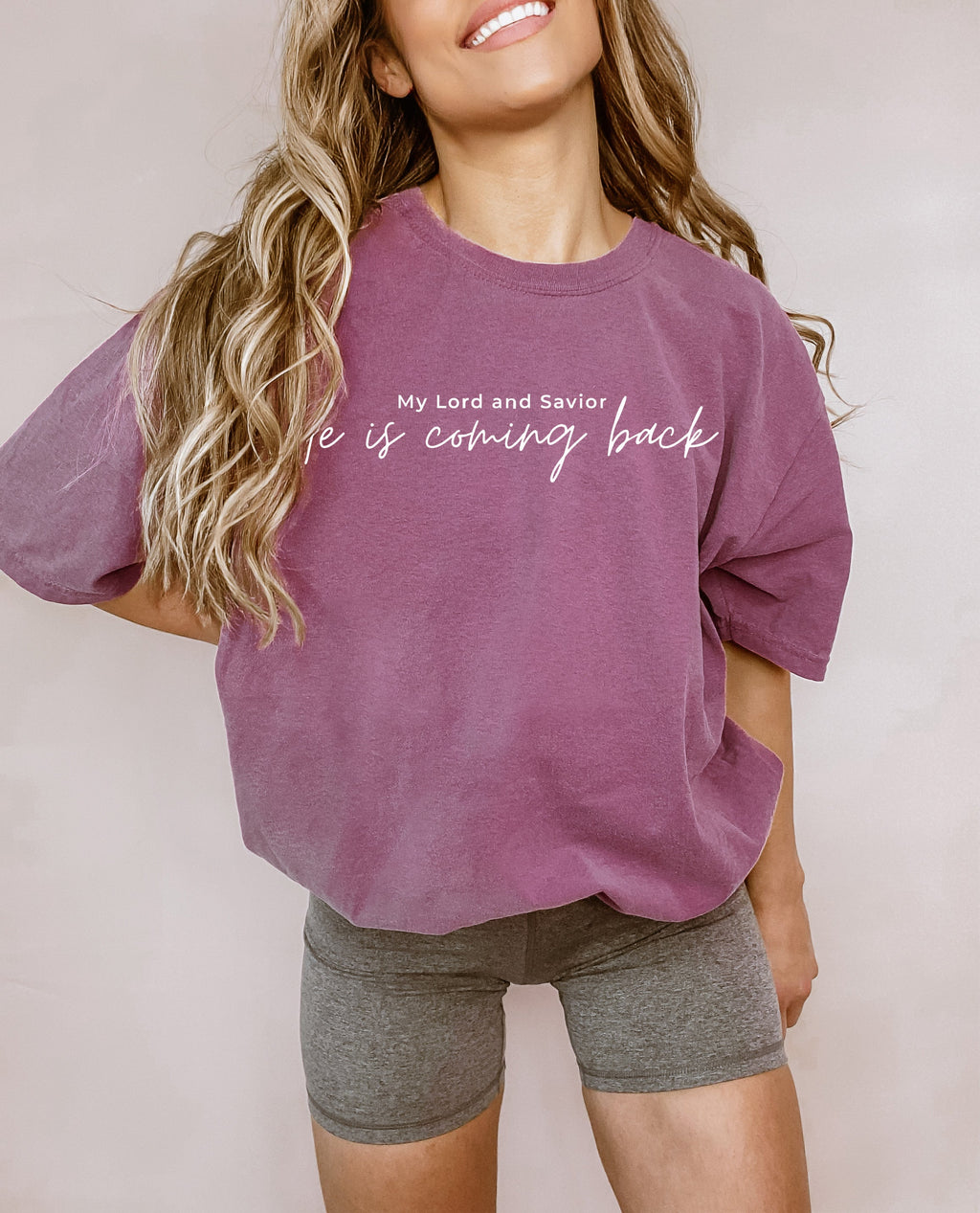 Jesus He is coming back Comfort Colors Christian T Shirt