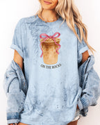 On the Rocks Iced Latte Comfort Colors Garment-Dyed T-Shirt – Coffee Lover Graphic Tee
