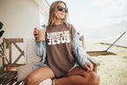 Running on Coffee and Jesus Comfort Colors Christian T Shirt