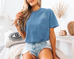 Wildflowers Comfort Colors Pocket T Shirt | Nature, Camping, Plant (new)