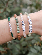 I Am New Letter Bracelet